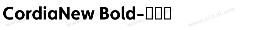 CordiaNew Bold字体转换